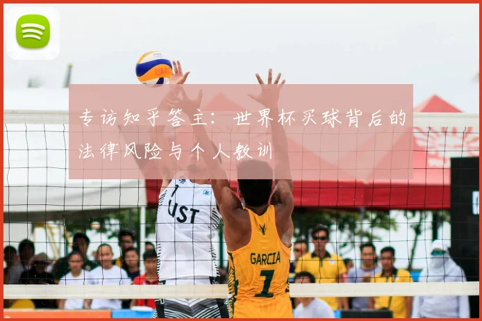 专访知乎答主:世界杯买球背后的法律风险与个人教训