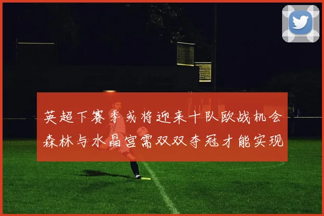 英超下赛季或将迎来十队欧战机会森林与水晶宫需双双夺冠才能实现