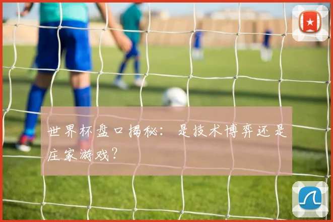 世界杯盘口揭秘：是技术博弈还是庄家游戏？